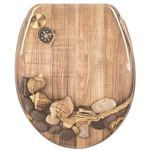 Comparateur de prix : Helloshop26 Siège abattant WC Fermeture douce Blanc