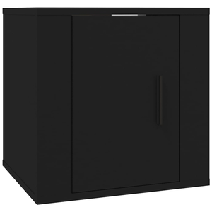 Helloshop26 Meuble tv multimédia étagère télévision buffet téléviseur salle à manger salon chambre mural 40 x 34,5 x 40 cm noir 02_0027770 pas cher