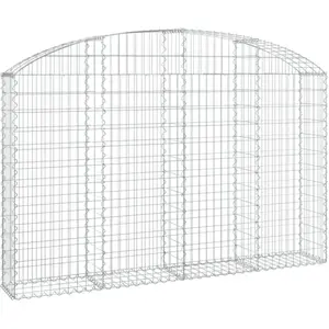HELLOSHOP26 Panier de gabions clôture cage mur de soutenement arque 20... pas cher