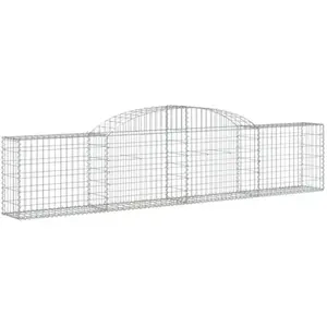 Helloshop26 - Panier de gabions clôture cage mur de soutènement arqué ... pas cher