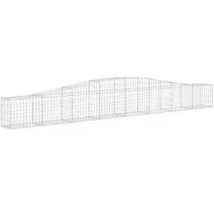 Helloshop26 - Panier de gabions clôture cage mur de soutènement arqué ... pas cher