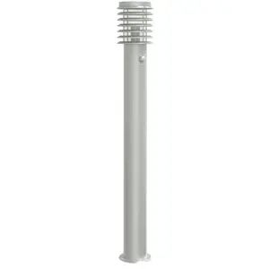 Lampadaire D'extérieur Avec Capteur Argenté Acier Inoxydable Argent He...Vendu parrakuten