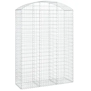 Helloshop26 Panier de gabions clôture cage mur de soutènement arqué 15... pas cher