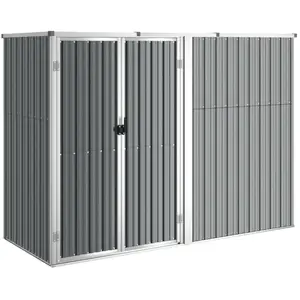 HELLOSHOP26 Abri de jardin cabane cabanon maison de stockage remise exterieur hangar outils robuste 225 x 89 x 161 cm acier galvanis pas cher