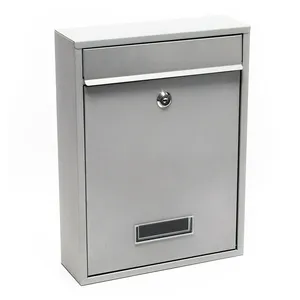 Comparateur de prix : HELLOSHOP26 Boite aux lettres design murale acier galvanisé argenté 16_0000068