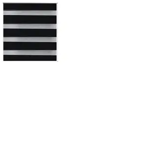 Store enrouleur noir tamisant 40 x 100 cm fenêtre rideau pare-vue vole...