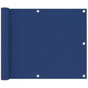 HELLOSHOP26 ecran de balcon brise pare vue protection confidentialite bleu 75 x 600 cm tissu oxford pas cher