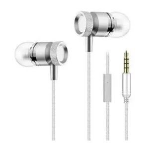Ecouteurs metal pour wiko view 4 avec micro kit main libre intra-auric... pas cher
