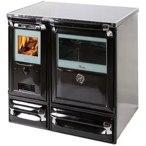 Cuisinière à Bois Traditionnelle Lacunza Vulcano 7t Dessus VitroVendu parabribat