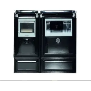 Cuisinière à Bois Lacunza Vulcano 7t Avec Dessus Fonte Et Tiroirs pas cher