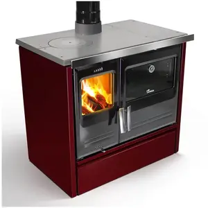 LACUNZA Cuisinière bois 9 kw ETNA 7T BORDEAUX 301411111022Vendu parabribat