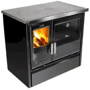CuisiniÈre À Bois Traditionnelle Lacunza Etna 5t Noir pas cher