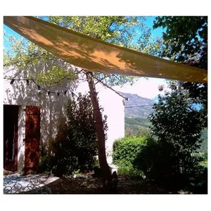 Voile d'ombrage imperméable 5 x 5 x 7 m - Concave Couleur: Anthracite ... pas cher