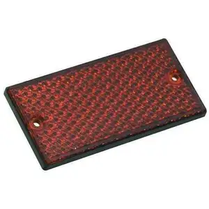 ORION Irritrol - Catadioptre rouge rectangulaire autocollant pour remorque