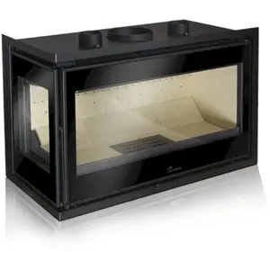 Insert à Bois Lacunza Adour 800 Cli Verre Côté GaucheVendu parabribat