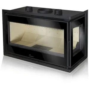 Insert à Bois Lacunza Adour 800 Cld Verre Côté DroitVendu parabribat