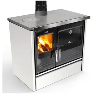 Cuisinière Traditionnelle à Bois Lacunza Etna 7t Blanc Tirfr.extVendu parabribat