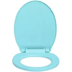 HELLOSHOP26 Siège de toilette - Non spécifié - Ovale - Polypropylène - Vert - Fermeture douce pas cher