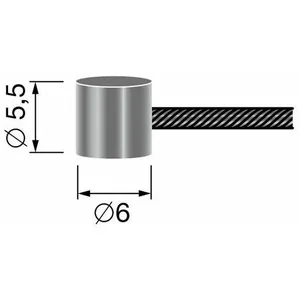 Câble souple tonneau universel 2500 mm