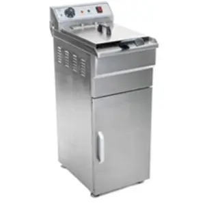 Comparateur de prix : Friteuse haute acier inox 1 bac 16 litres cuve amovible avec minuterie...