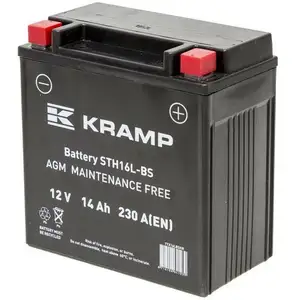 OEM Batterie sèche tracteur tondeuse 12V - 14Ah + à droite YTX16LBSKR pas cher