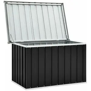 Comparateur de prix : HELLOSHOP26 Coffre boîte meuble de jardin rangement anthracite 109 x 67 x 65 cm