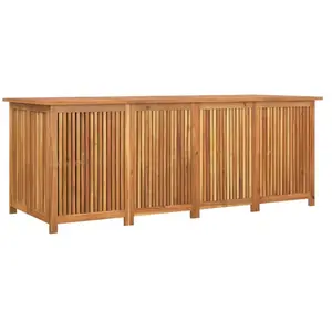 Comparateur de prix : Helloshop26 Coffre boîte meuble de jardin rangement 200 x 80 x 75 cm bois massif d'acacia 02_0013020