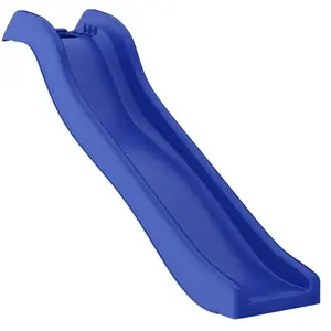 Toboggan de jeu bleu 175 x 38 x 23 cm polypropylène
