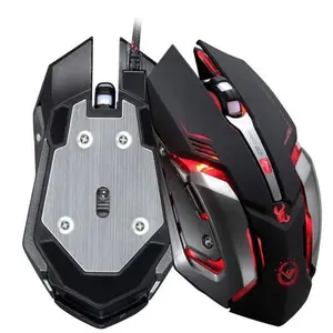 Souris Gamer Metal pour PC MAC APPLE Avec Fil USB LED Gaming Universel...Vendu parfnac
