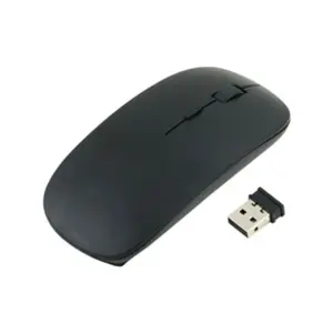Souris pour PC PACKARD BELL USB Sans Fil Ultra Plate Universelle Capteur Optique 3 Boutons Ordinateur (NOIR) pas cher