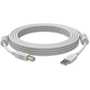 Vision 5m USB 2.0 câble USB USB A USB B Blanc pas cher