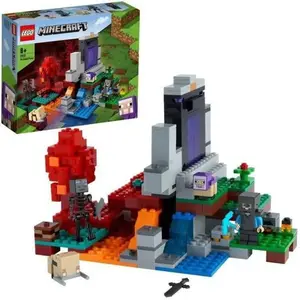 SHOT CASE - LEGO 21172 Minecraft Le portail en ruine Jouet pour Fille...