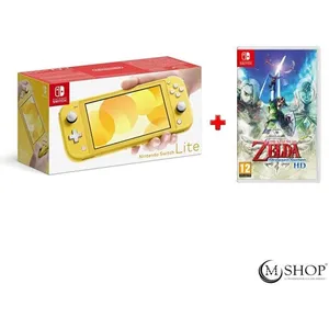 Console portable - Nintendo Switch Lite - Jaune - Legend of Zelda- Skyward Sword HD pas cher