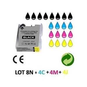 Comparateur de prix : Noveliane Lot 20 cartouches jet d'encre compatibles BROTHER LC970/LC10...