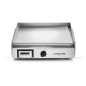 Plancha de table - plancha electrique Lagrange - 219104 - Plancha Pro Blanche, 2300W pas cher