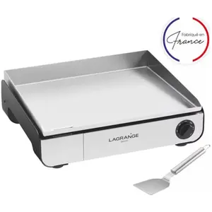 Comparateur de prix : Plancha électrique Pro 50 noire et spatule en inox Lagrange