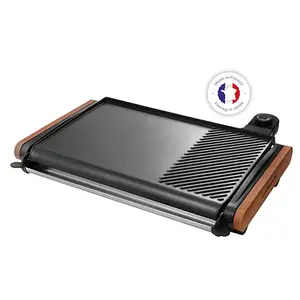 Comparateur de prix : Lagrange Equilibre - Plancha/gril -électrique - 1204 cm ² - bois foncé