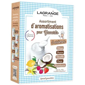 Comparateur de prix : Préparation LAGRANGE 5 aromes pour yaourt 450g