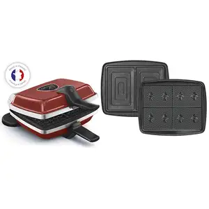 Gaufrier électrique Super 2 Antiadhésif 3 plaques 1000 W Lagrange pas cher