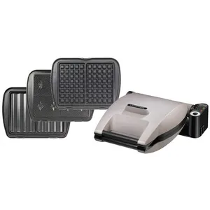 LAGRANGE Gaufrier croque-monsieur 3-en-1 019632 - GrisVendu parauchan