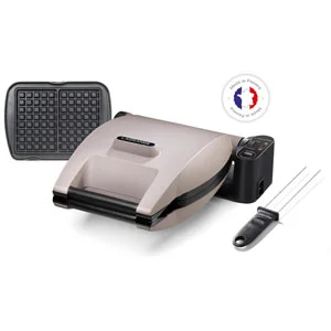 Gaufrier électrique Premium Gaufres® MINERAL + pique à gaufres Lagrange pas cher