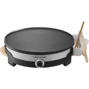 Comparateur de prix : Lagrange - crêpière fonte 35cm 1500w noir  109011 - tradi' 109011