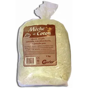Gerlon Mèche de coton Gerlon - Sachet 1 kg