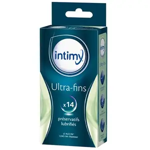 Intimy Préservatif Ultra-Fin Lubrifié 14 unitésVendu paratida-santediscount