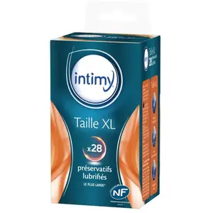 Intimy Taille XL 28 préservatifs pas cher