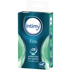 Intimy Fins 28 préservatifs pas cher