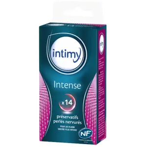 Comparateur de prix : LaSante.net Intimy Intense 14 Préservatifs