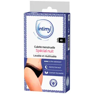 Intimy Care Culotte menstruelle spécial nuit, taille 40, 1 unitéVendu paramazon
