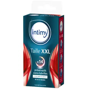Comparateur de prix : Intimy Taille XXL Préservatifs Lubrifiés 14 Unités