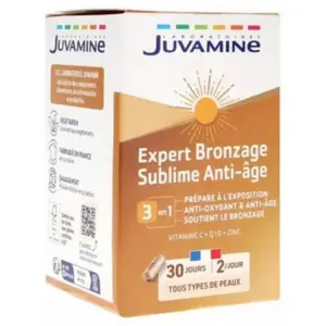 Comparateur de prix : Juvamine Bronzage Sublime Prépare à l'Exposition 60 capsules